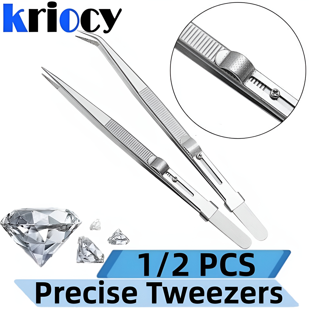 Diy Electronics Tool Kit - Pinzette in acciaio inossidabile pinzette antistatiche