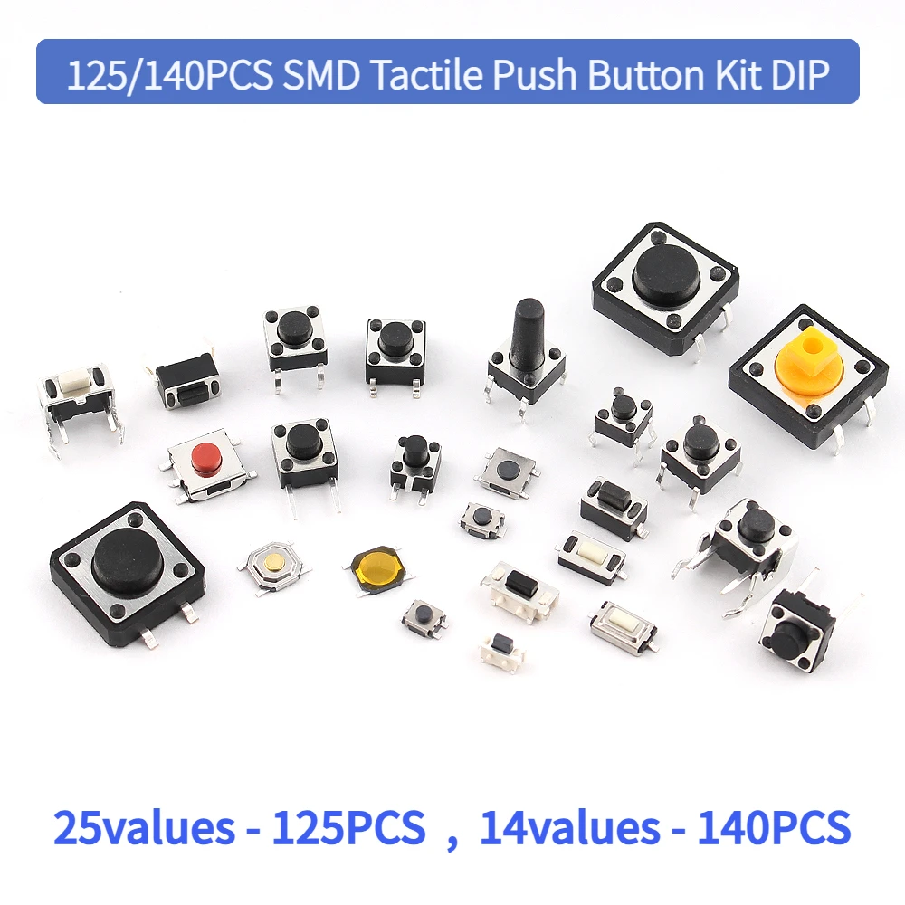 Diy Electronic - Kit pulsante tattile SMD da 25/140