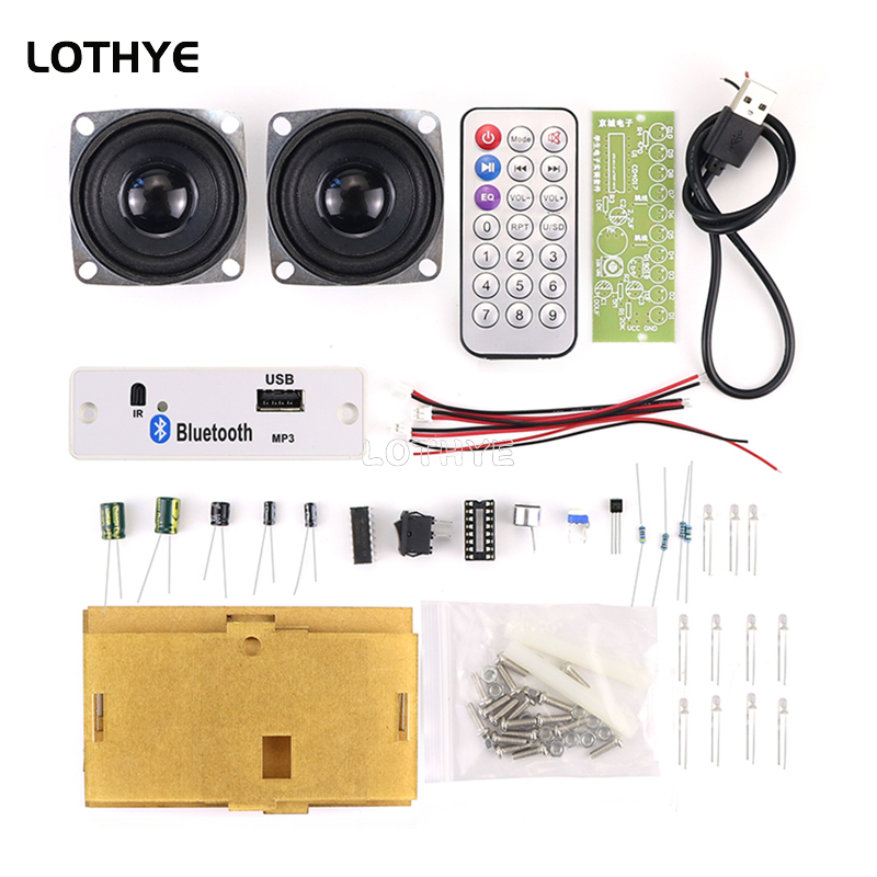 Learn Diy Electronics - Kit Amplificatore Audio Bluetooth Mini 3W*2,