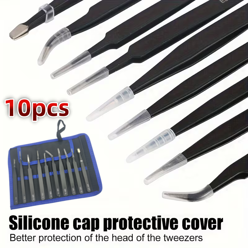 Diy Electronics Tool Kit - Set di 10 Pinzette Antistatiche ESD