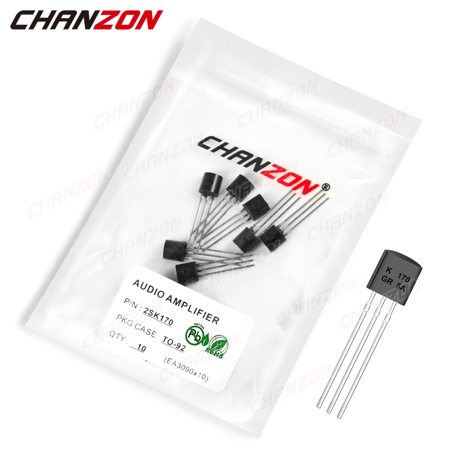 Diy Electronics For Sale - 10Pcs 2SK170 TO-92 Transistor amplificatore AUDIO