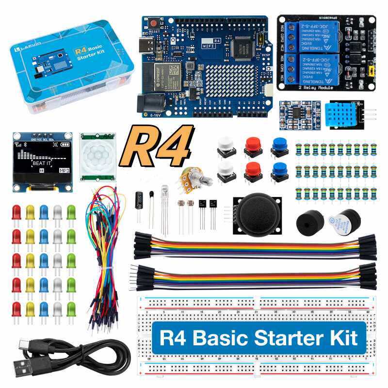 Diy Projects With Electronics - Kit di sviluppo UNO R4 compatibile