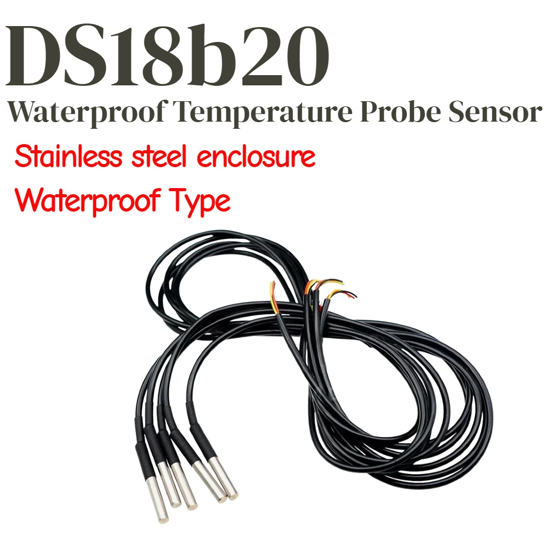 Ds18B20 Temperature Sensor - 1/5 pezzi Sonda di Temperatura DS18b20