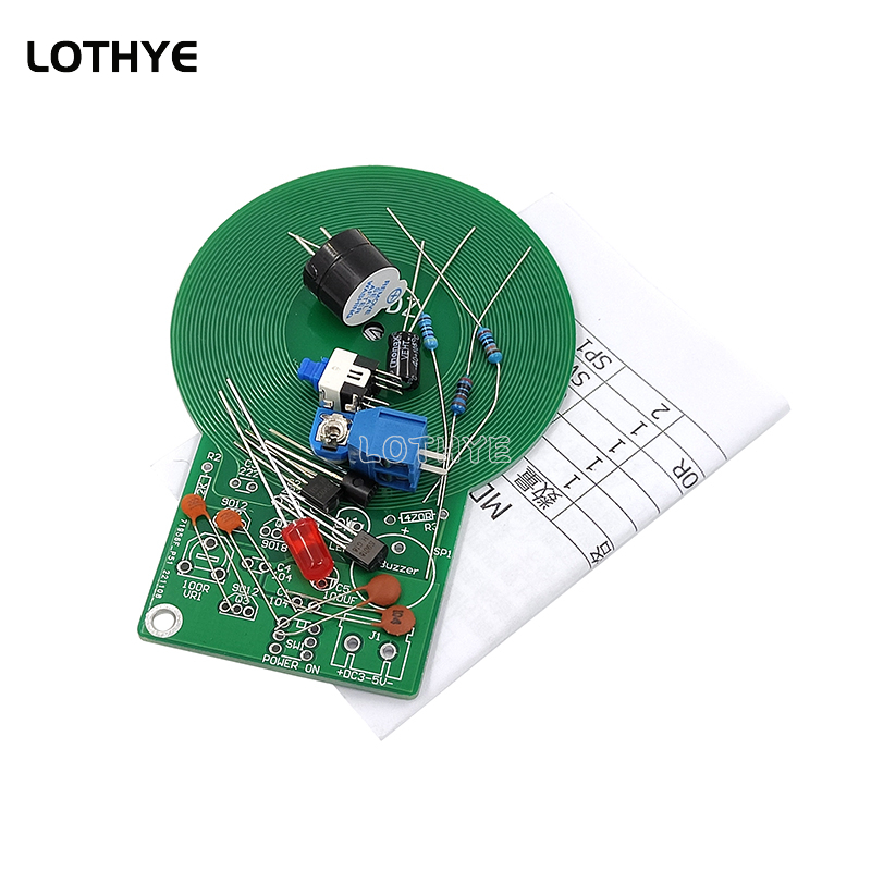 Learn Diy Electronics - DC 3V-5V Kit Metal Detector Kit