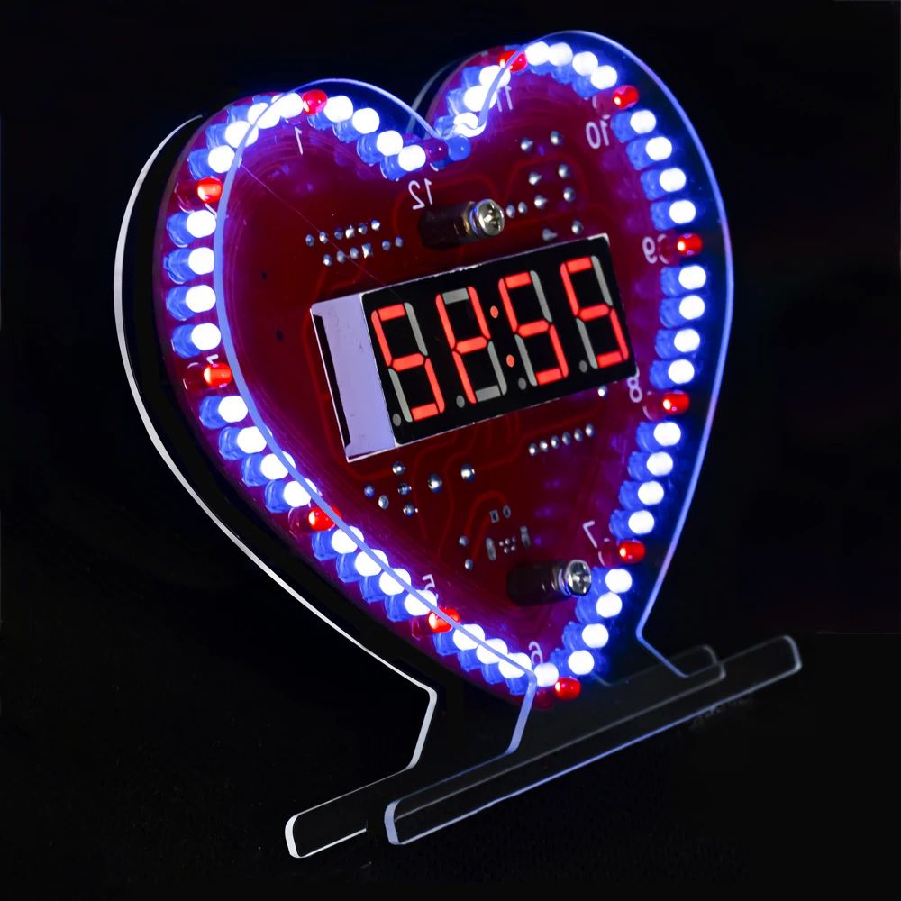 Diy Electronics Kits For Kids - Kit elettronico fai-da-te Orologio LED multifunzione