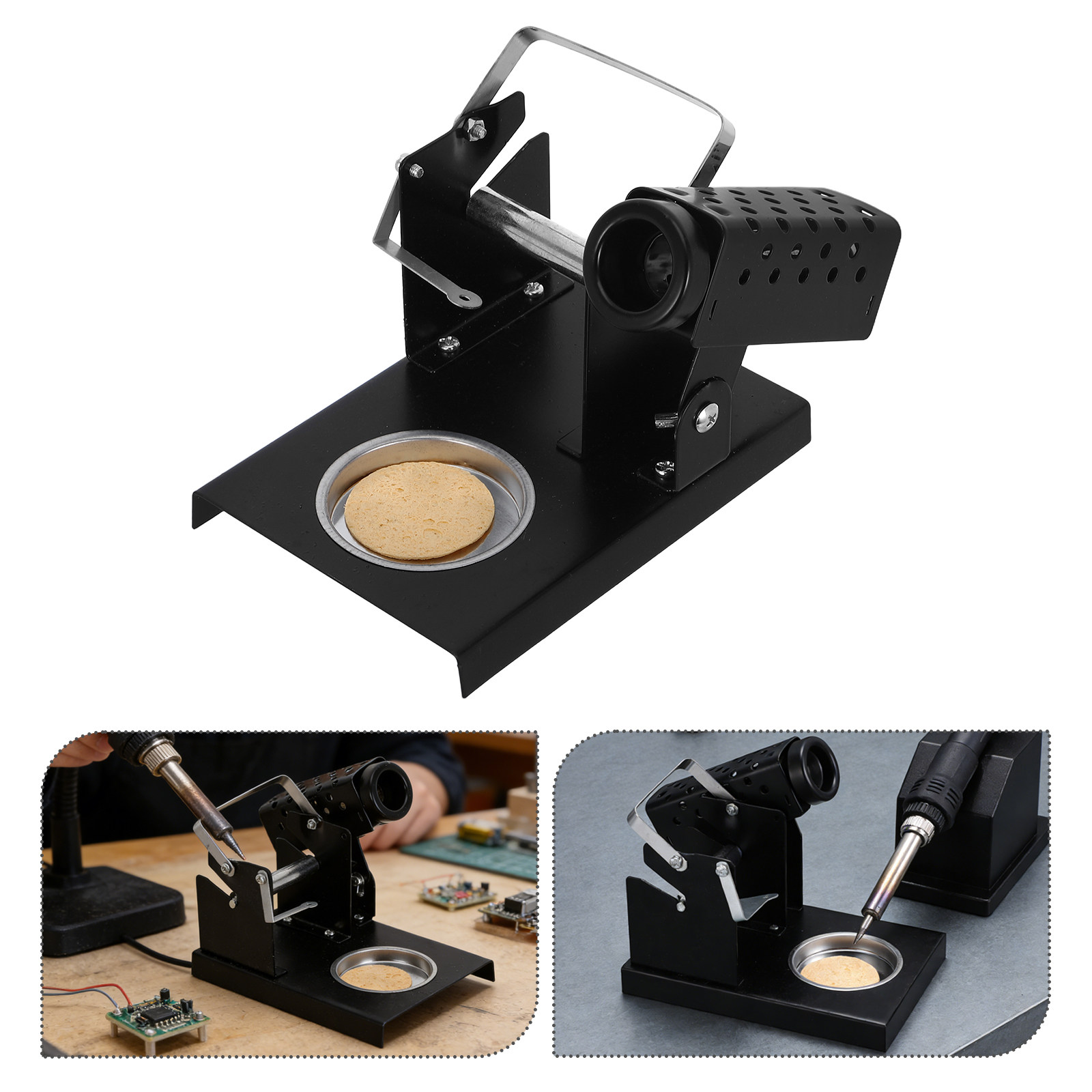 Diy Projects With Electronics - Supporto per saldatore con base in