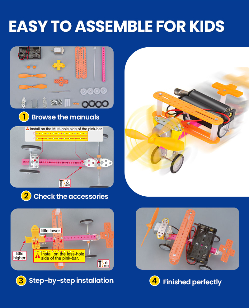 Set di 6 Kit Robotici per Espe - Diy Electronics Kits For Kids recensione e prezzo