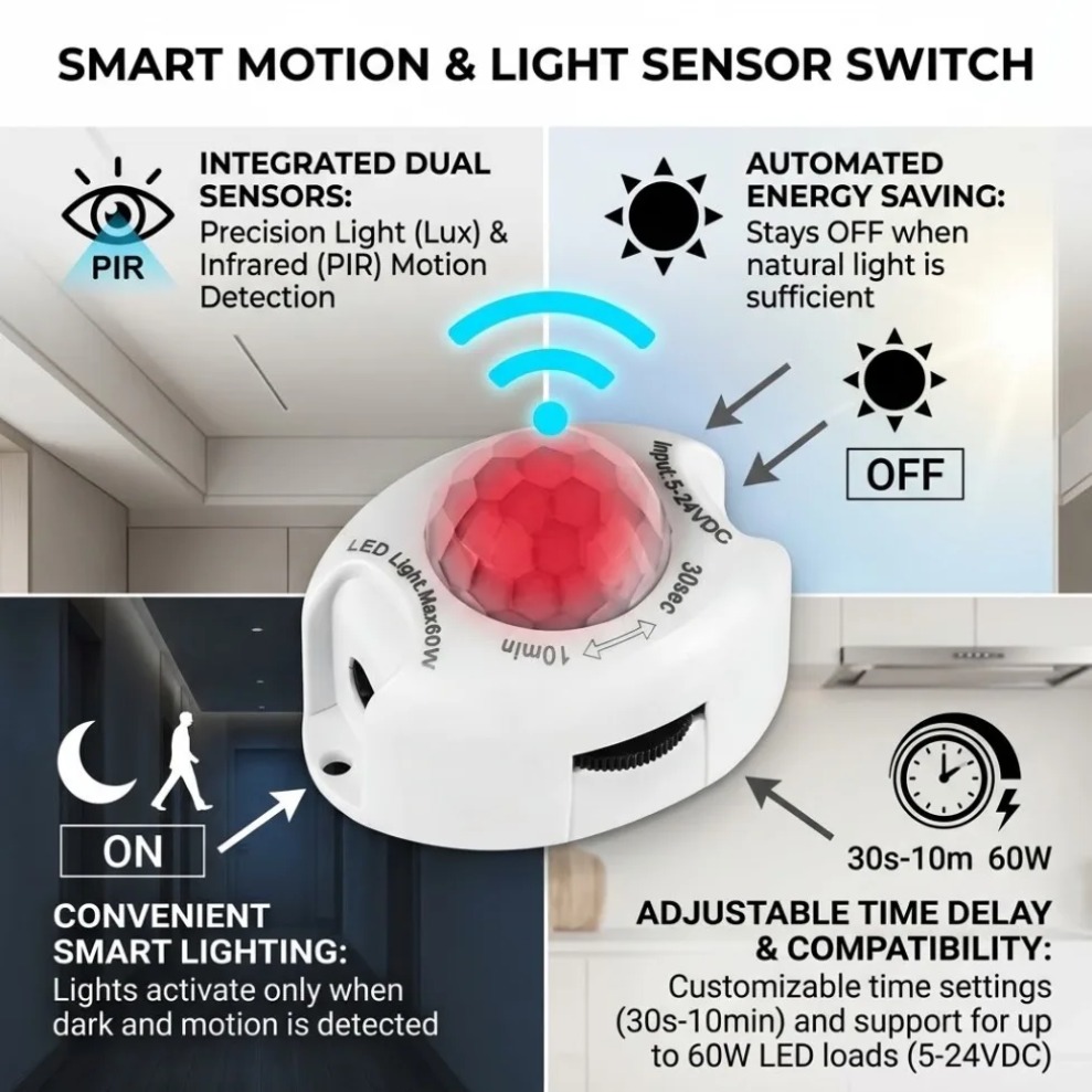 Interruttore con Sensore di Mo - Ldr Light Sensor recensione e prezzo